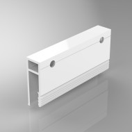 Профили для ПВХ и Тканевых полотен — Багет ПВХ стеновой перфорированный — фото