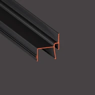 Flexy — Профиль KONTUR 03-теневой. ПФ2633. Черный 2.0 м.п. — фото