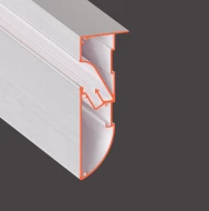 Flexy — FUSION 01 Двухуровневый бесщелевой 2.0 м.п. Не окрашенный — фото