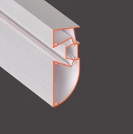 Flexy — LED 01, двухуровневый с подсветкой 2.0 м.п. Не окрашенный. — фото