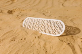 Комплектующие — Вентиляционные решетки СИРОККО мультикрафт. Белый/черный — фото