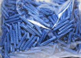Метизы и инструменты — Дюбель синий ёжик 6*40 1000 шт. — фото