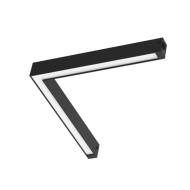 Светильники трековые — COLIBRI трековый светильник LONDON угловой черный. 18W.  EKS — фото