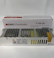 Светодиодная лента и блоки — Блок питания для светодиодных лент компактный (узкий), 100 W, 24V, T-100-24 — фото