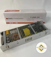 Светодиодная лента и блоки — Блок питания для светодиодных лент компактный (узкий), 200 W, 24V, T-200-24 — фото