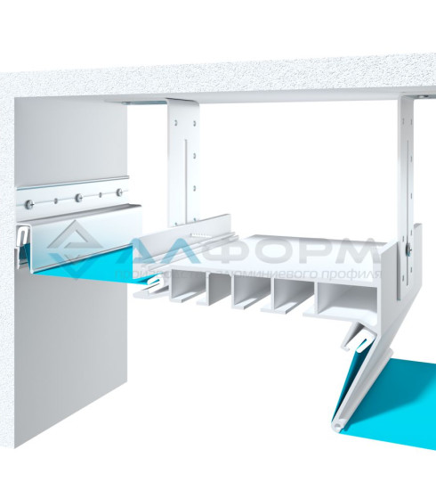 Гардина Алформ ПК-12, 3-х рядная. Белая/черна — фото-604_4