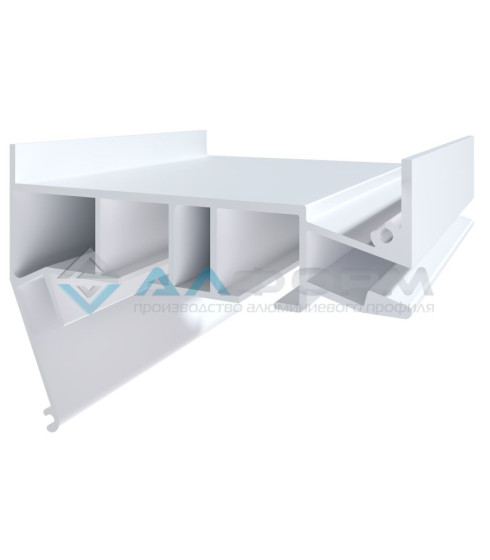 Гардина Алформ ПК-15, 2-х рядная белая/черная — фото-604_5