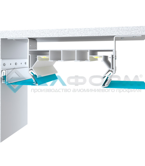 ПК 14 Гардина двухрядная белая/черная — фото-604_4