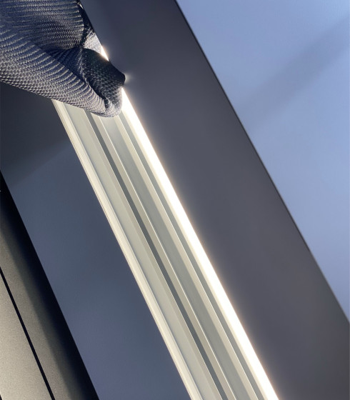 ПК 14 Гардина двухрядная белая/черная — фото-604_6