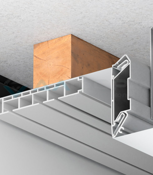 Sigma Plus Нишевой, карнизный. Белый/черный — фото-604_2