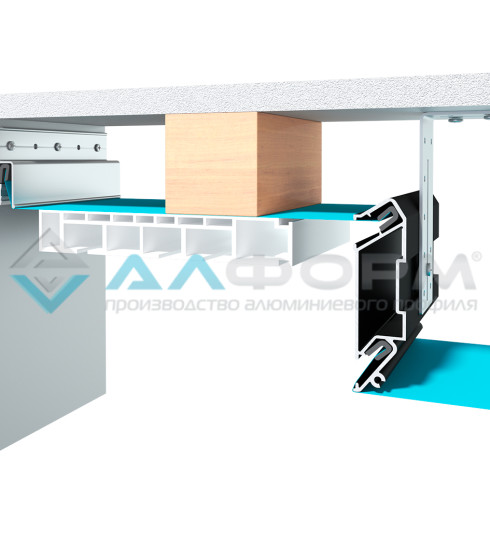 Sigma Plus Нишевой, карнизный. Белый/черный — фото-604_4