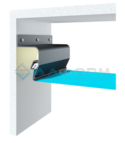 ПК 6У «Парящий потолок», Белый/Черный, 2,5 м.п. — фото-604_3