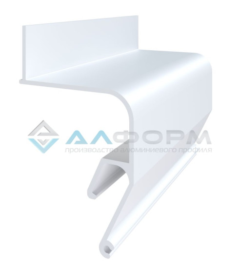 ПК 6У «Парящий потолок», Белый/Черный, 2,5 м.п. — фото-604_5