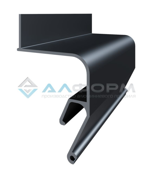 ПК 6У «Парящий потолок», Белый/Черный, 2,5 м.п. — фото-604_6