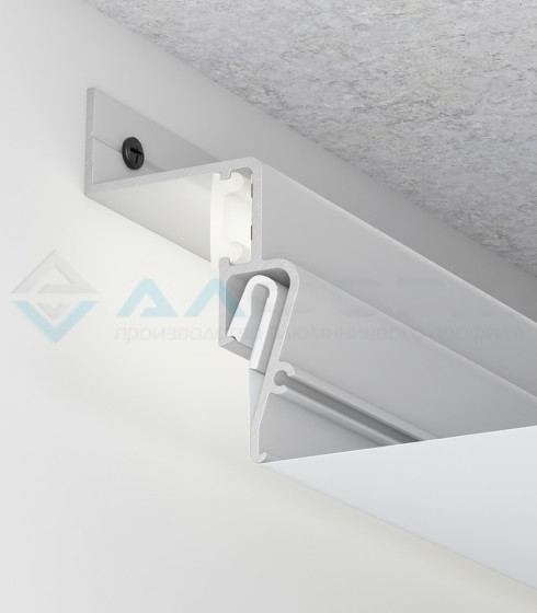 Contour Pro LED Парящий. Стеновой, Белый/Черный 2 м.п. — фото-604_2