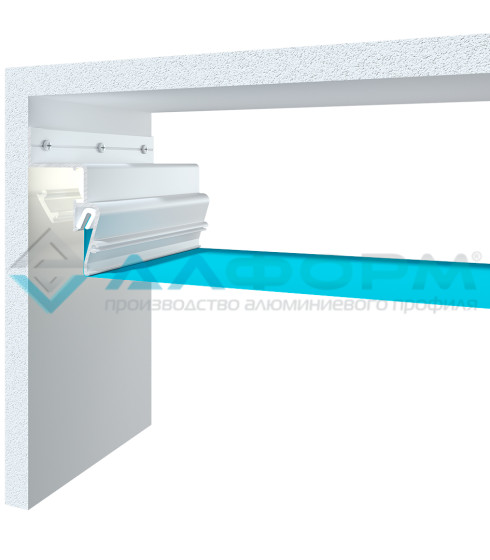 Contour Pro LED Парящий. Стеновой, Белый/Черный 2 м.п. — фото-604_3