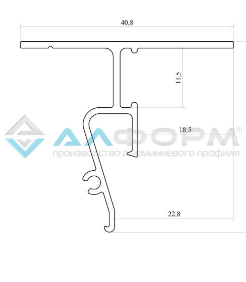 Contour Pro LED  Парящий Потолочный 2.0 м.п. Белый/черный — фото-604_6