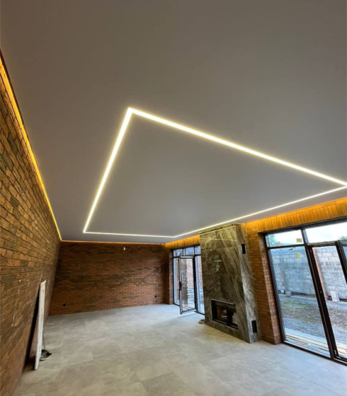 Contour Pro LED  Парящий Потолочный 2.0 м.п. Белый/черный — фото-604_8