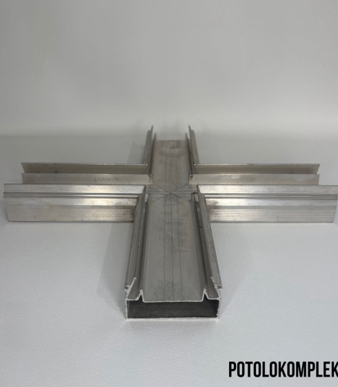 Соединитель (крест 90°) световая линия Gamma 50  ALTEZA — фото-604_2