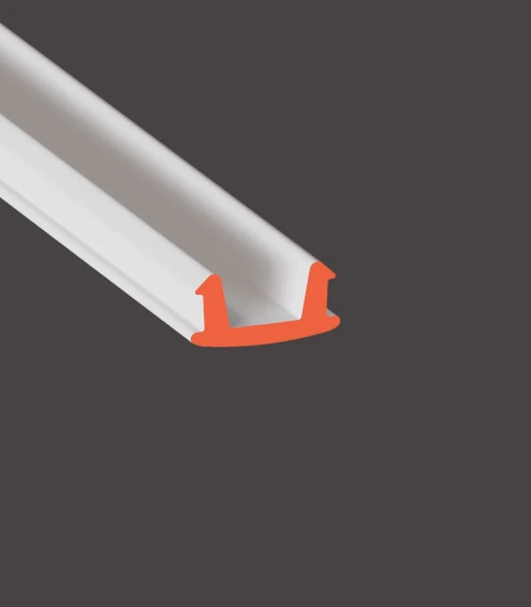 Разделительная вставка Flexy PVC 8. белая/черная — фото-668_1