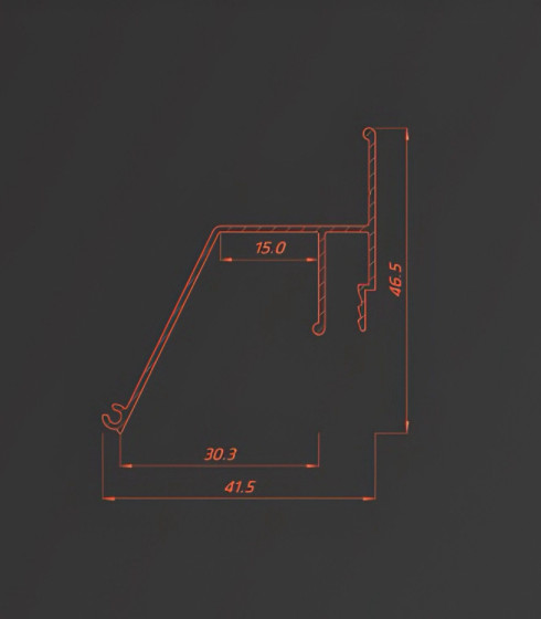 KONTUR 02 ПФ-6488 Контурный 3D, некрашеный 2м.п. — фото-668_3