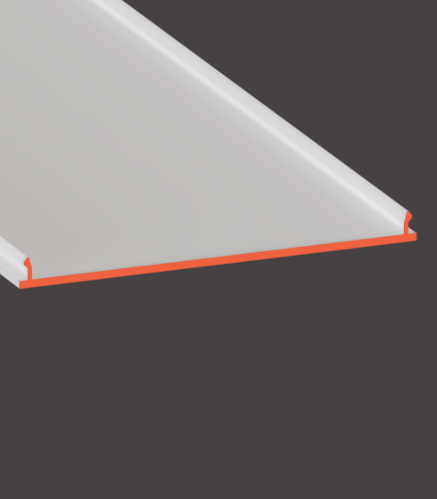 SCREEN LINE 50, ЭКРАН световые линии ПФ6838. ПЛАСТИК белый/черный — фото-668_1