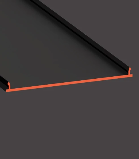 SCREEN LINE 50, ЭКРАН световые линии ПФ6838. ПЛАСТИК белый/черный — фото-668_2