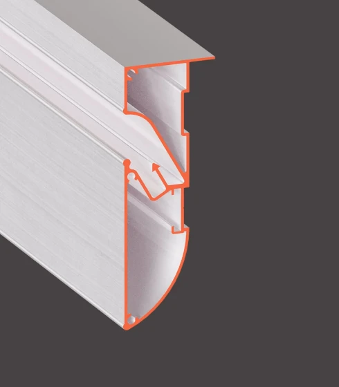 FUSION 01 Двухуровневый бесщелевой 2.0 м.п. Не окрашенный — фото-668_1