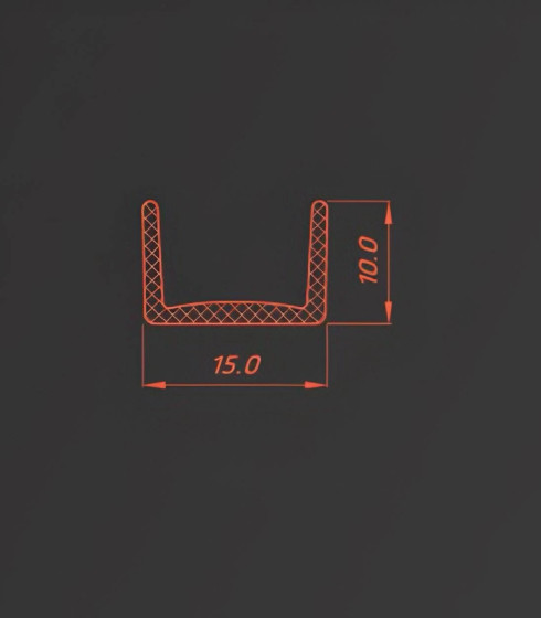 Вставка для профиля FLY 02 силикон. (PVC FLY 15) — фото-668_2