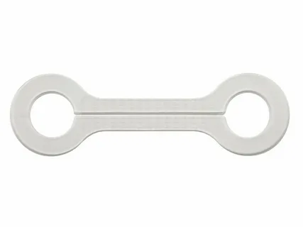 Обвод трубы пластина "Кость" D22, 27, 32 мм. белый — фото-672_1