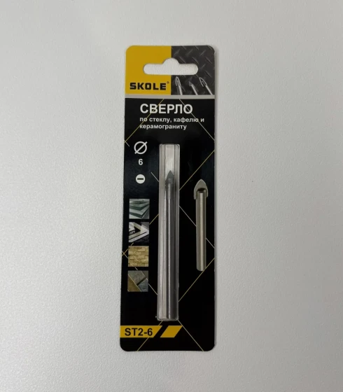 Сверло по керамике SKOLE ПЕРО 6 — фото-673_1