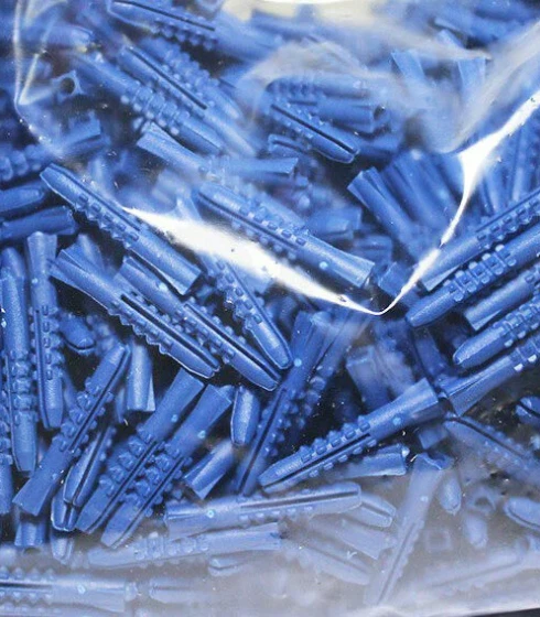Дюбель синий ёжик 6*40 1000 шт. — фото-673_1