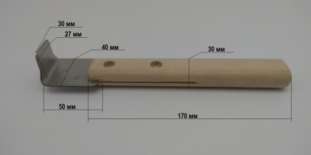 Лопатка перьевая прямая 90º — фото-676_2