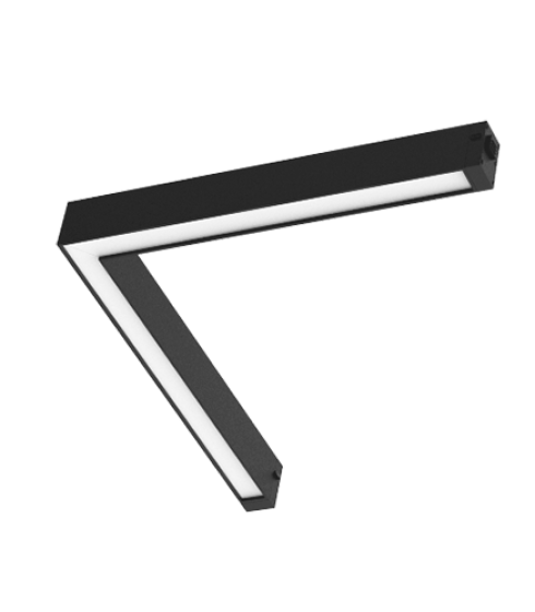 COLIBRI трековый светильник LONDON угловой черный. 18W.  EKS — фото-679_1