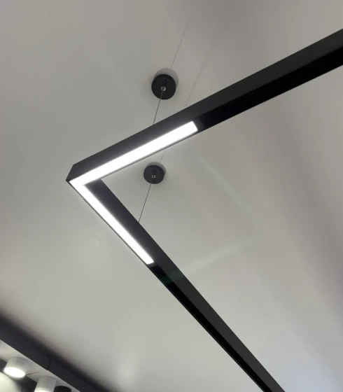 COLIBRI трековый светильник LONDON угловой черный. 18W.  EKS — фото-679_3