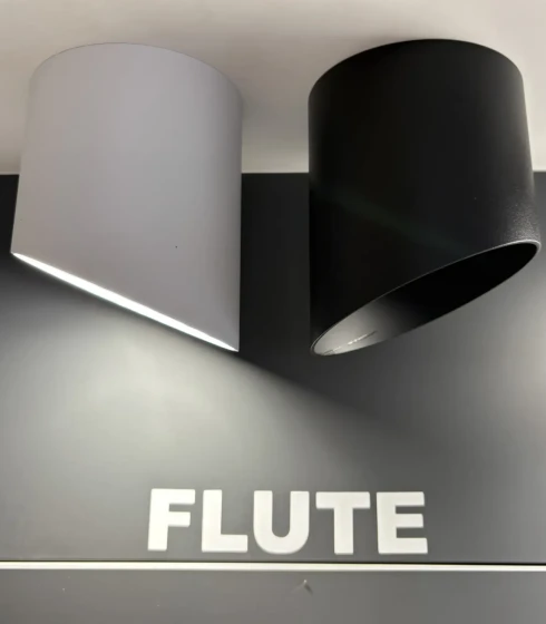 Светильник GX53 ART FLUTE Белый/Чёрный универсальный, 17W. EKS. — фото-678_1