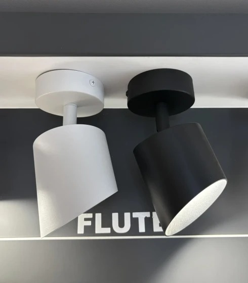 Светильник GX53 ART FLUTE  Белый/Чёрный универсальный, 17W. EKS. — фото-679_1