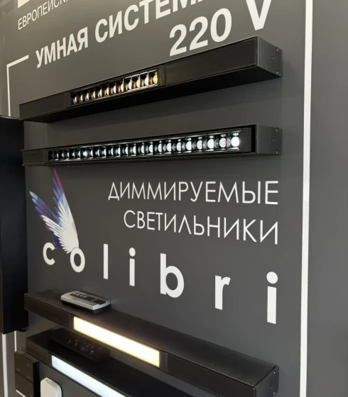 КОЛИБРИ трековый шинопровод 220V чёрный — фото-659_4