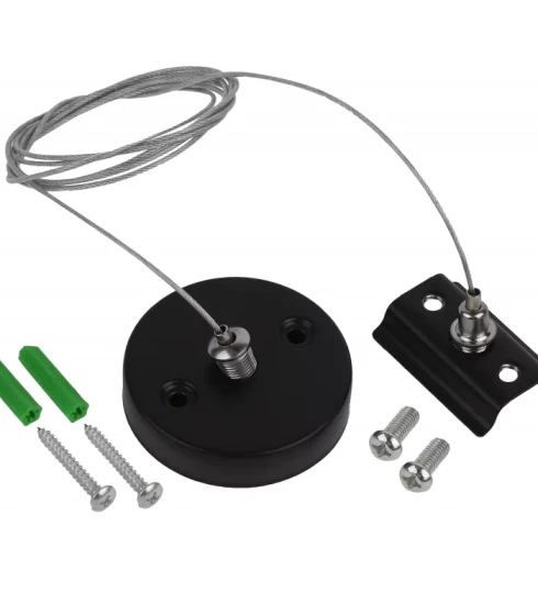 КОЛИБРИ тросовый подвес для трекового шинопровода чёрный — фото-659_1